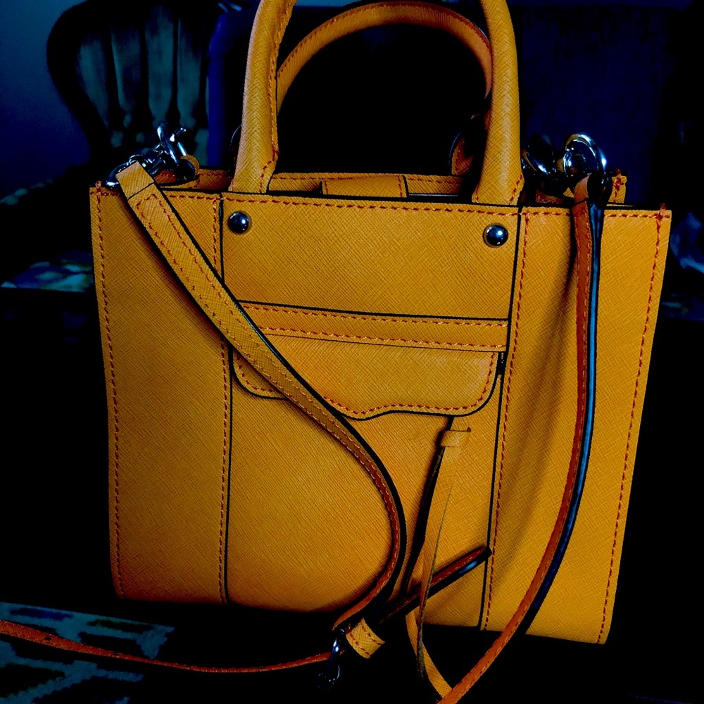 Rebecca Minkoff Orange mini M.A.B tote